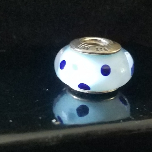 Pandora Charm (blue dot) - Picture 1 of 5